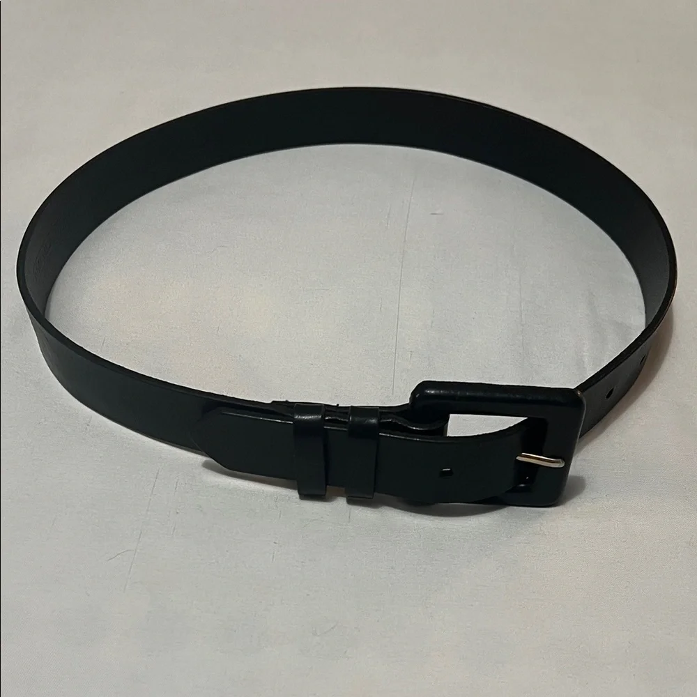 Amanda Smith Black Leather Belt